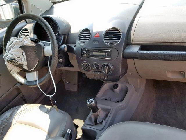 3VWPR31C36M413600 - 2006 VOLKSWAGEN NEW BEETLE ნაცრისფერი ფოტო 9
