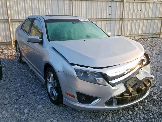 3FAHP0KC4AR164977 - 2010 FORD FUSION SPO SILVER photo 1