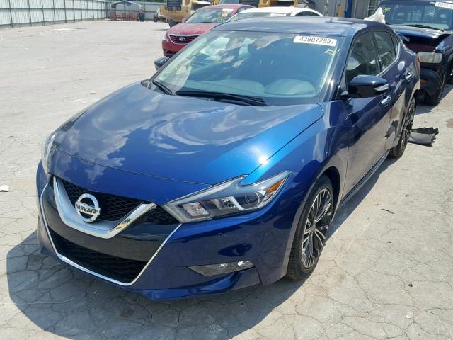 1N4AA6AP6HC409460 - 2017 NISSAN MAXIMA 3.5 BLUE photo 2