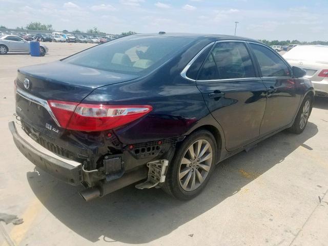 4T1BD1FK3FU145333 - 2015 TOYOTA CAMRY HYBR BLACK photo 4