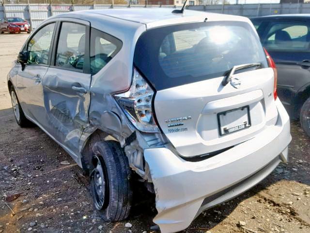 3N1CE2CP2HL352727 - 2017 NISSAN VERSA NOTE SILVER photo 3