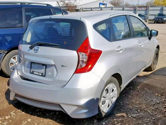 3N1CE2CP2HL352727 - 2017 NISSAN VERSA NOTE SILVER photo 4