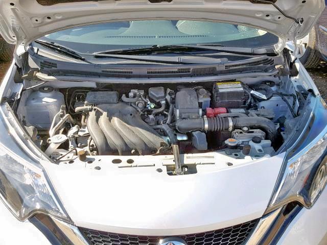 3N1CE2CP2HL352727 - 2017 NISSAN VERSA NOTE SILVER photo 7