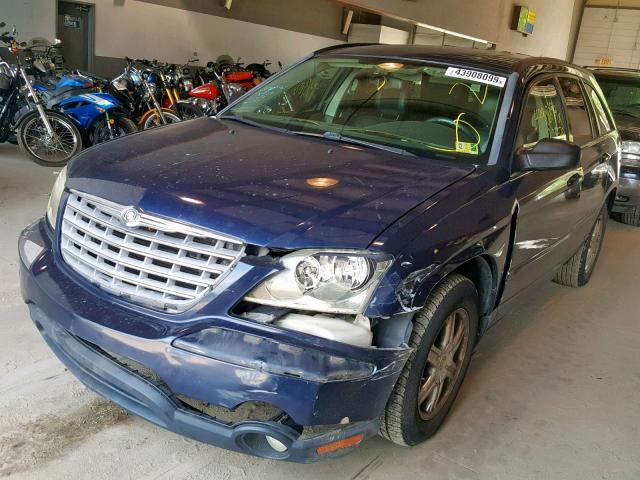 2C8GF68404R510687 - 2004 CHRYSLER PACIFICA BLUE photo 2