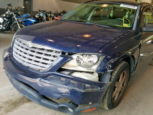 2C8GF68404R510687 - 2004 CHRYSLER PACIFICA BLUE photo 9