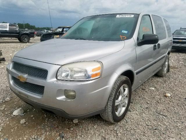 1GNDV23117D214282 - 2007 CHEVROLET UPLANDER L SILVER photo 2