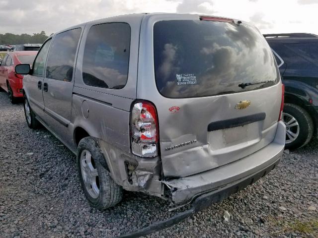 1GNDV23117D214282 - 2007 CHEVROLET UPLANDER L SILVER photo 3