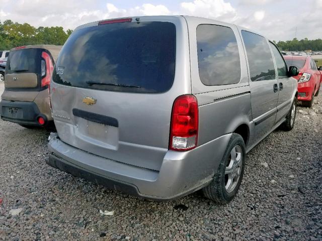 1GNDV23117D214282 - 2007 CHEVROLET UPLANDER L SILVER photo 4