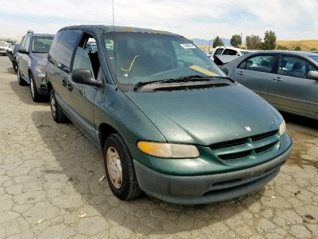 1B4GP45R2VB422420 - 1997 DODGE CARAVAN SE GREEN photo 1