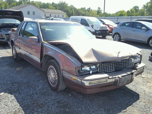 1G6EL1152KU620375 - 1989 CADILLAC ELDORADO BROWN photo 1