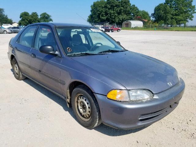 1HGEG8546RL047705 - 1994 HONDA CIVIC DX BLUE photo 1