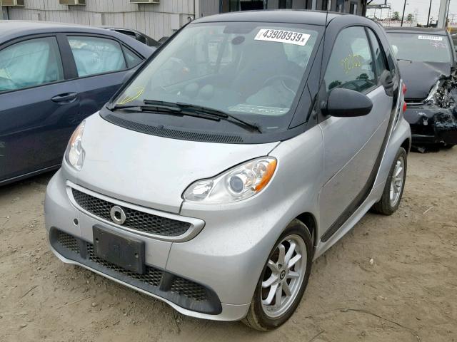 WMEEJ9AA8FK829752 - 2015 SMART FORTWO TWO TONE photo 2