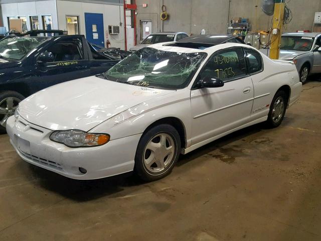 2G1WX12K7Y9271528 - 2000 CHEVROLET MONTE CARL WHITE photo 2