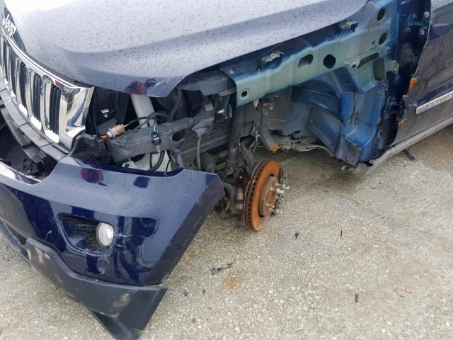 1C4RJEAG7CC171781 - 2012 JEEP GRAND CHER BLUE photo 9