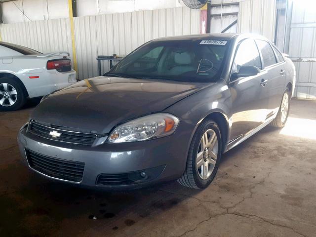 2G1WC57M591123245 - 2009 CHEVROLET IMPALA 2LT GRAY photo 2