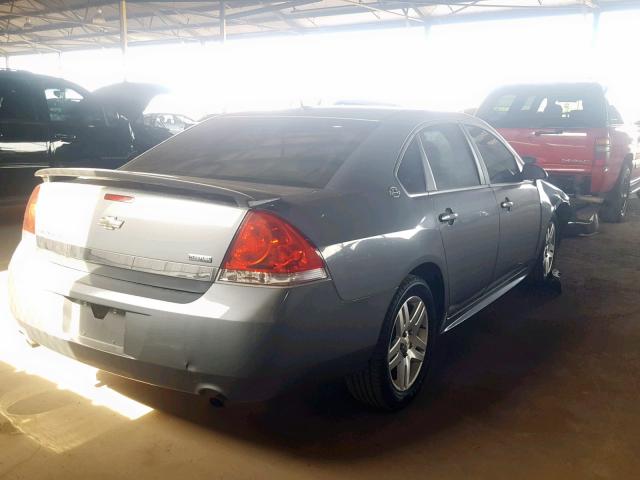 2G1WC57M591123245 - 2009 CHEVROLET IMPALA 2LT GRAY photo 4