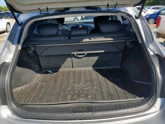 JNKAJ09E78M303070 - 2008 INFINITI EX35 BASE SILVER photo 9