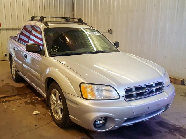 4S4BT62C337112583 - 2003 SUBARU BAJA SPORT SILVER photo 1