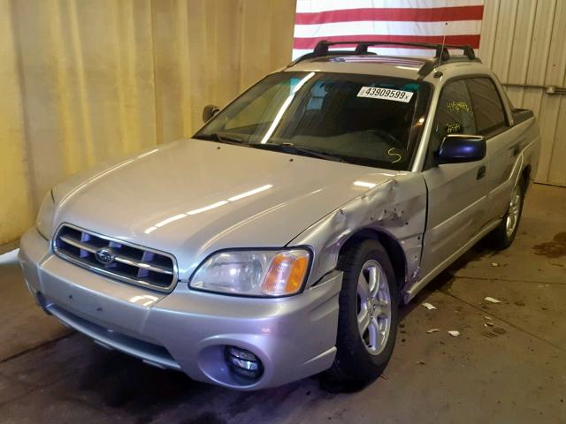 4S4BT62C337112583 - 2003 SUBARU BAJA SPORT SILVER photo 2