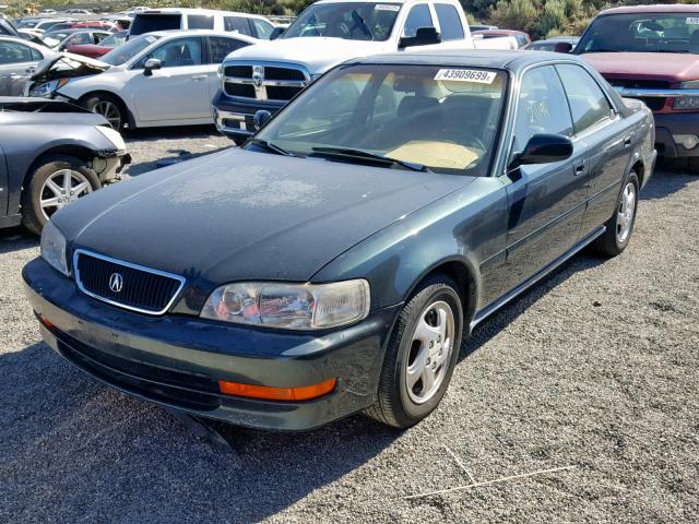 JH4UA3646WC009561 - 1998 ACURA 3.2TL GREEN photo 2