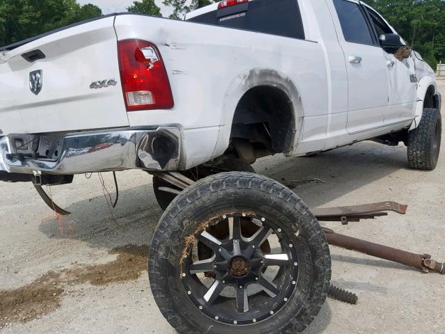 3D7UT2HL4AG144107 - 2010 DODGE RAM 2500 WHITE photo 9