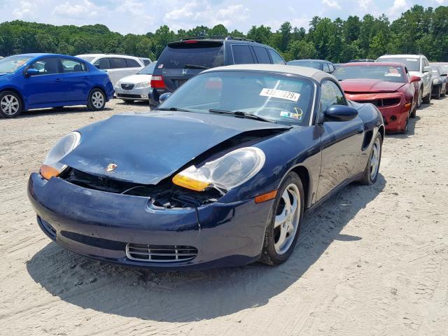 WP0CA2981YU622285 - 2000 PORSCHE BOXSTER BLUE photo 2