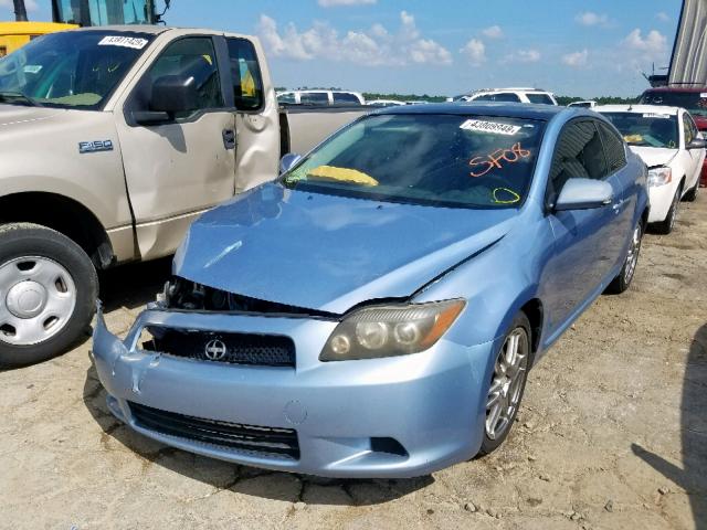 JTKDE167X80230694 - 2008 TOYOTA SCION TC ლურჯი ფოტო 2