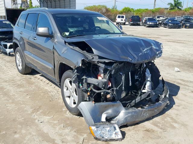 1C4RJEAG9CC104065 - 2012 JEEP GRAND CHER GRAY photo 1