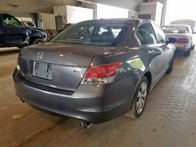 1HGCP36859A019689 - 2009 HONDA ACCORD EXL GRAY photo 4