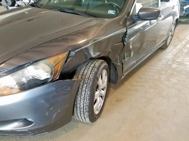 1HGCP36859A019689 - 2009 HONDA ACCORD EXL GRAY photo 9