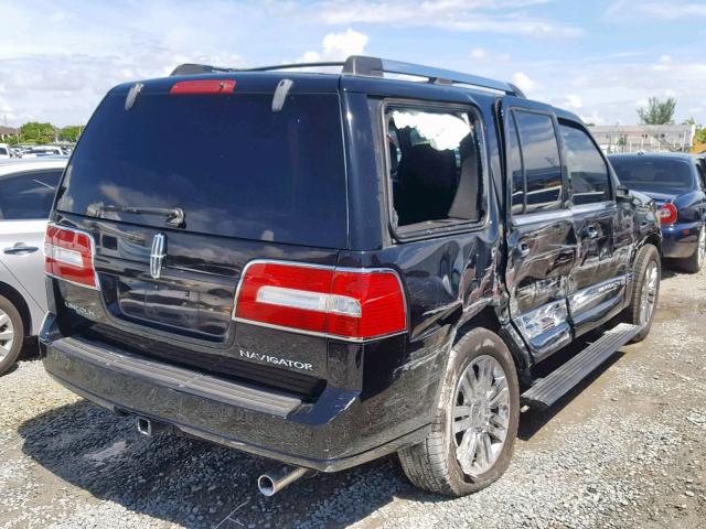 5LMFU27507LJ03349 - 2007 LINCOLN NAVIGATOR BLACK photo 4