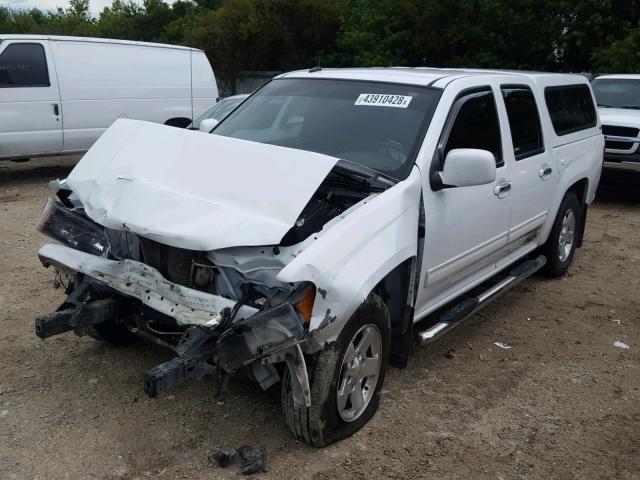 1GCDSCF92C8110329 - 2012 CHEVROLET COLORADO L WHITE photo 2