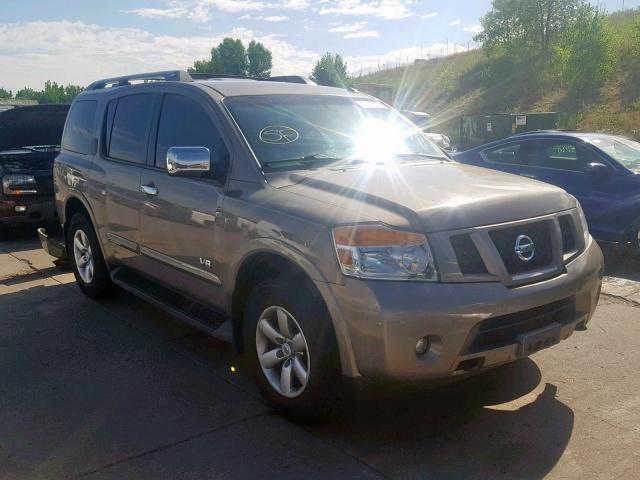 5N1AA08C28N600819 - 2008 NISSAN ARMADA SE GOLD photo 1