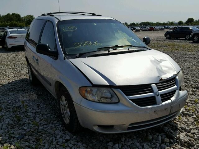 1D4GP25R47B224001 - 2007 DODGE CARAVAN SE SILVER photo 1