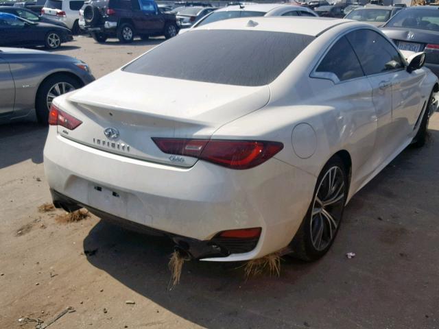 JN1EV7EL0JM391103 - 2018 INFINITI Q60 LUXE 3 WHITE photo 4