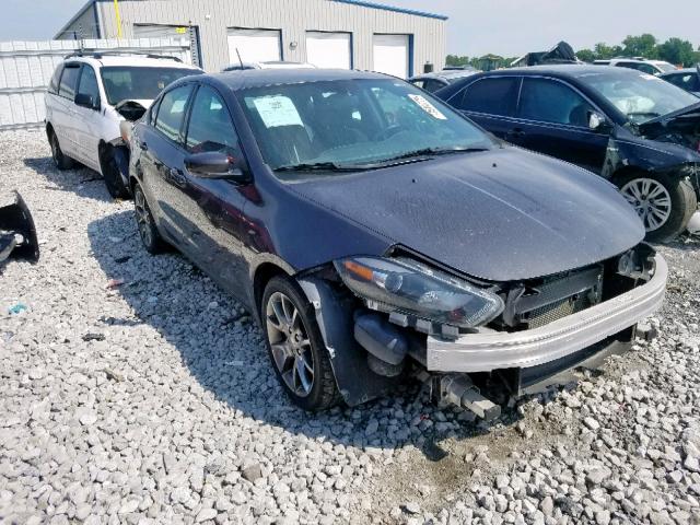 1C3CDFBB6ED770324 - 2014 DODGE DART SXT GRAY photo 1