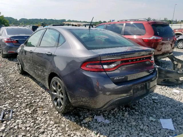 1C3CDFBB6ED770324 - 2014 DODGE DART SXT GRAY photo 3