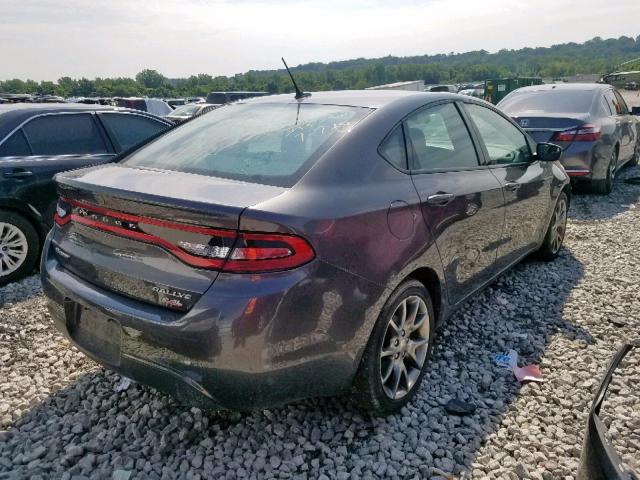 1C3CDFBB6ED770324 - 2014 DODGE DART SXT GRAY photo 4