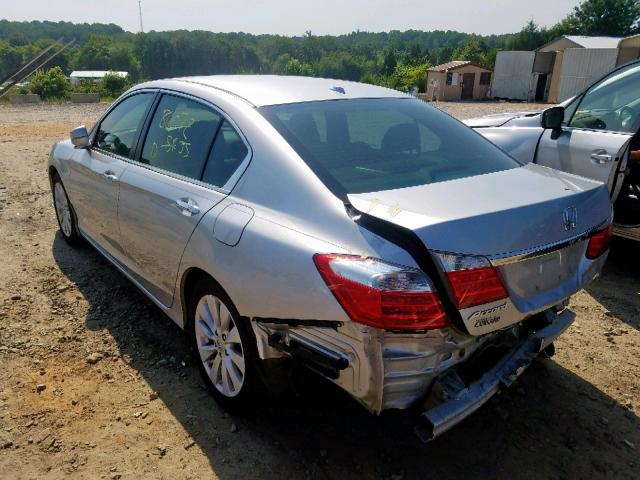 1HGCR2F86FA073521 - 2015 HONDA ACCORD EXL SILVER photo 3