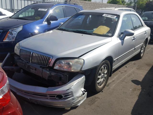 KMHFU45E64A367992 - 2004 HYUNDAI XG 350 SILVER photo 2