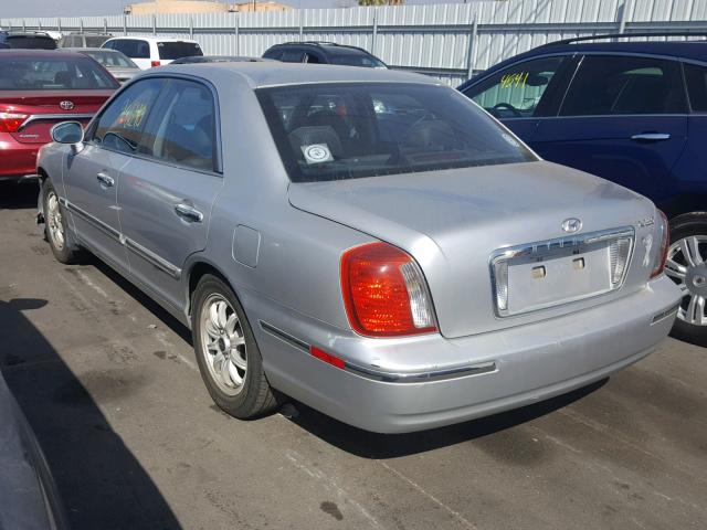 KMHFU45E64A367992 - 2004 HYUNDAI XG 350 SILVER photo 3