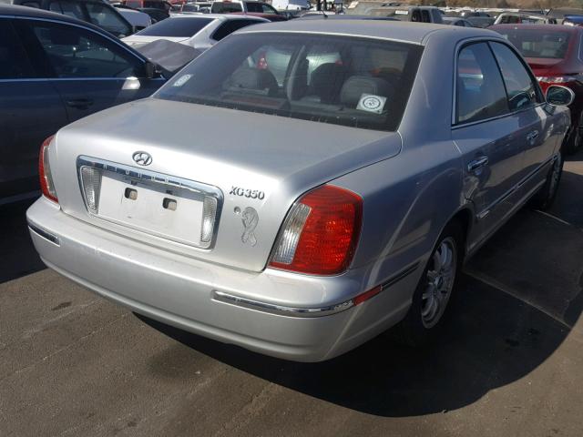 KMHFU45E64A367992 - 2004 HYUNDAI XG 350 SILVER photo 4