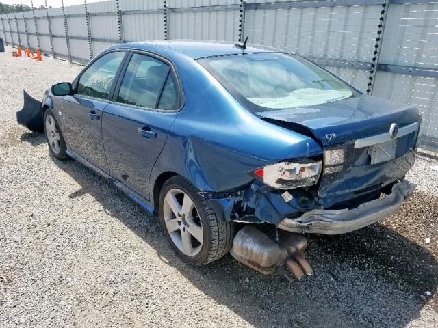 YS3FB49Y191008189 - 2009 SAAB 9-3 2.0T BLUE photo 3