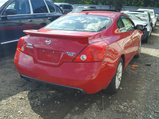 1N4BL24E98C249317 - 2008 NISSAN ALTIMA 3.5 RED photo 4