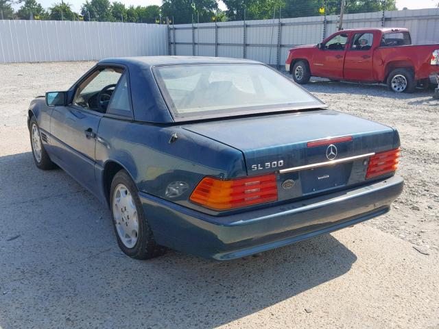 WDBFA67EXRF104466 - 1994 MERCEDES-BENZ SL 500 GREEN photo 3