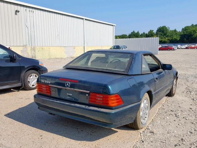 WDBFA67EXRF104466 - 1994 MERCEDES-BENZ SL 500 GREEN photo 4