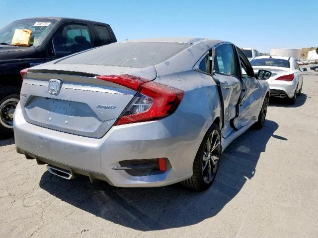 19XFC2F82KE210099 - 2019 HONDA CIVIC SPOR SILVER photo 4