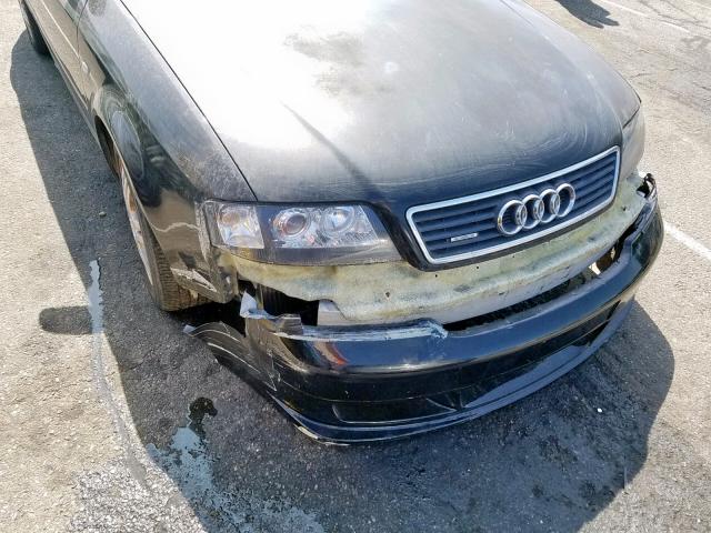 WAUED64B71N066071 - 2001 AUDI A6 2.7T QU BLACK photo 9