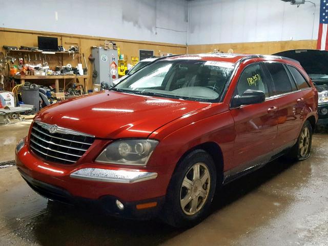 2C8GF68474R573883 - 2004 CHRYSLER PACIFICA BURGUNDY photo 2