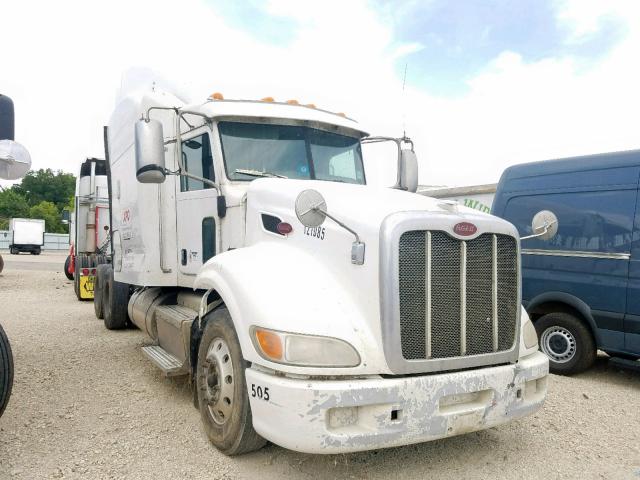 1XPHD49X1DD195800 - 2013 PETERBILT 386 WHITE photo 1